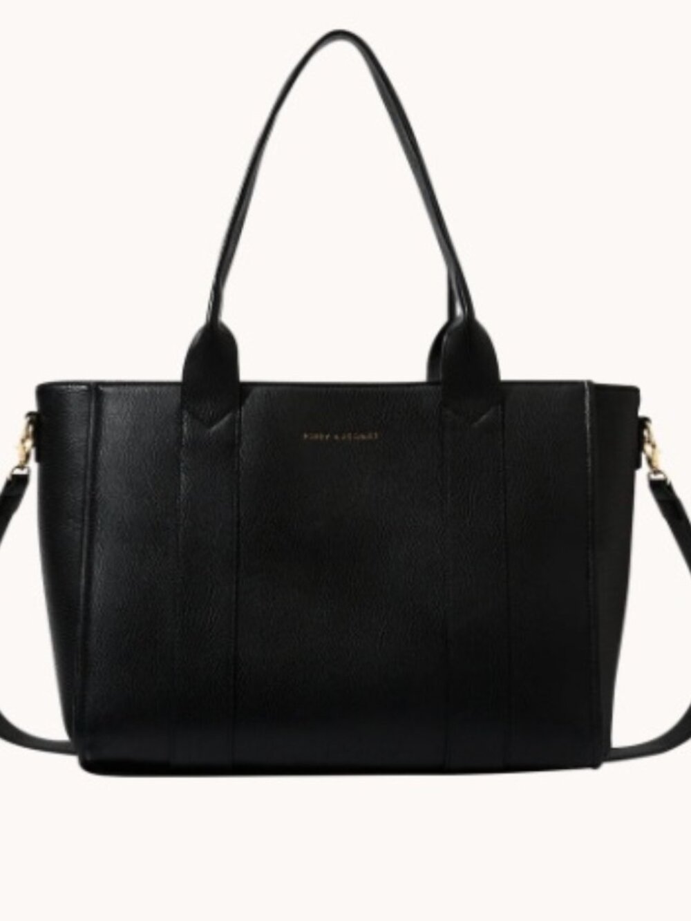 NEW POPPY & PEONIES MULTITASKER IN BLACK  - COMES EMPTY
